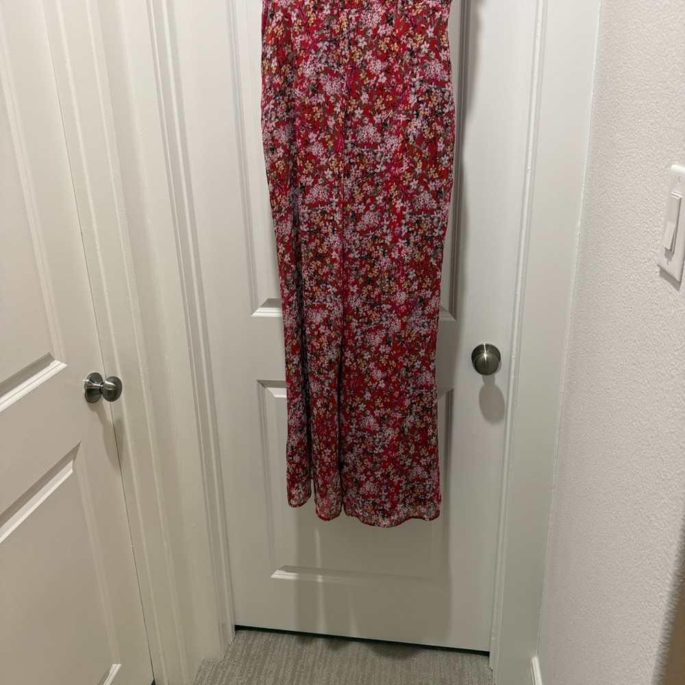 ALI & JAY Red Pink Floral Sleeveless Jumpsuit - Picture 5 of 11